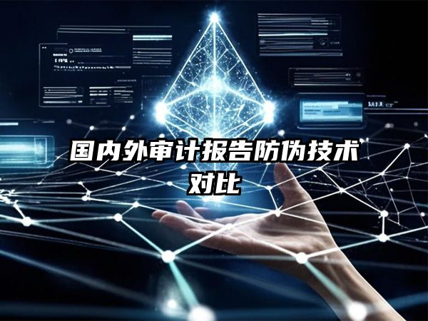 国内外审计报告防伪技术对比：二维码系统的优势