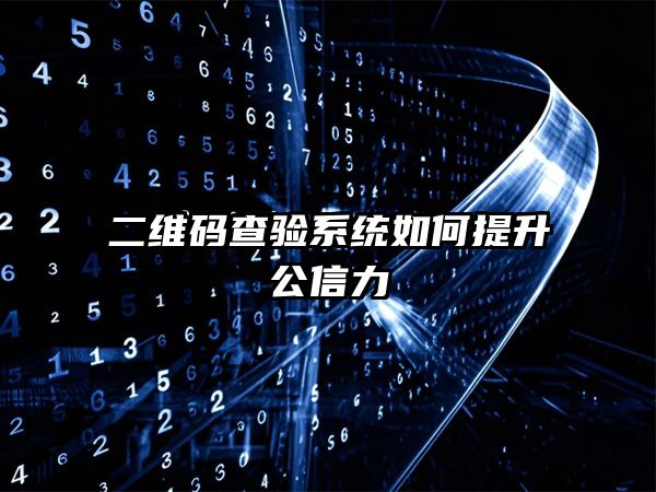 二维码查验系统如何助力会计师事务所提升公信力？